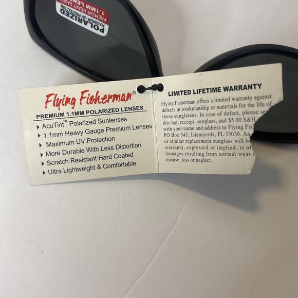 Flying Fisherman Polarized Sunglasses 7817BS ISLAMORADA Black Smoke Lenses - Picture 15 of 16